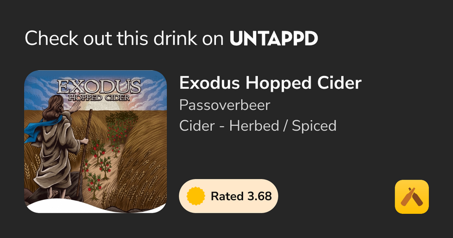 Exodus Hopped Cider 355Ml