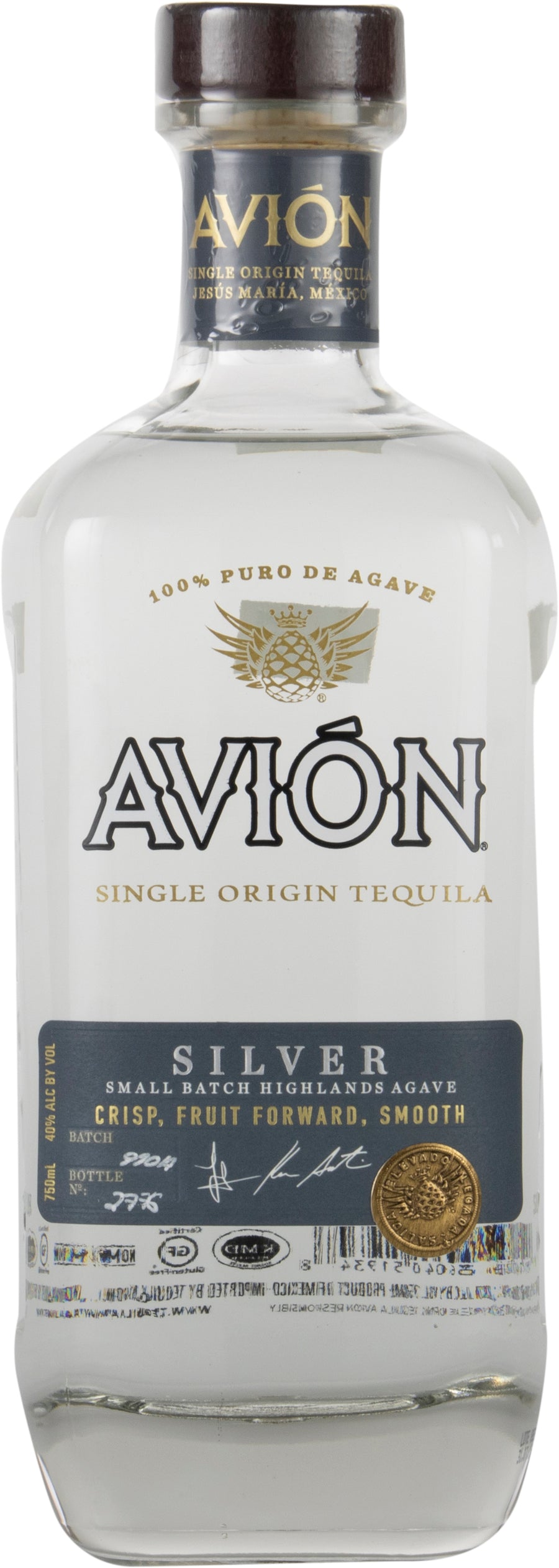 Avión Silver Tequila (750ml)