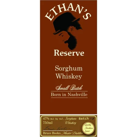 Nashville Craft Distillery Ethan’s Reserve Sorghum Whiskey Kosher For Passover