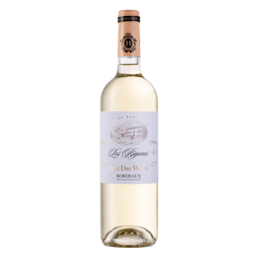 Chateau Les Riganes Semi Dry White Bordeaux (750ml)