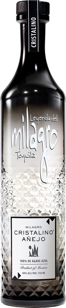 Milagro Cristalino Anejo Tequila (750ml)