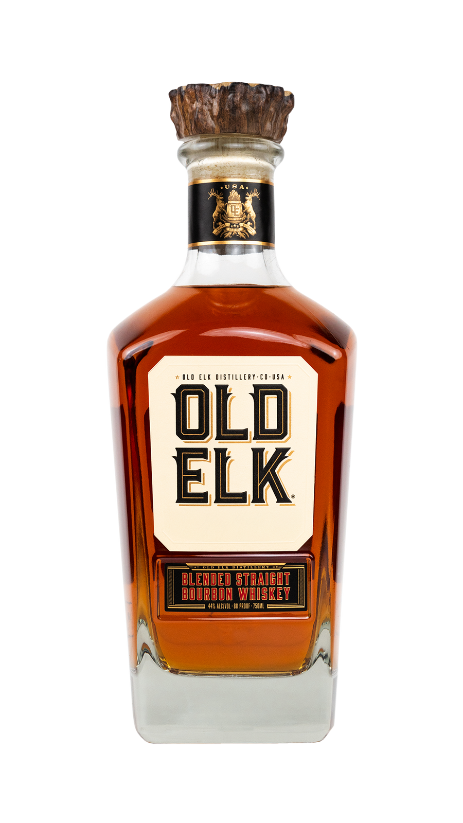 Old Elk Blended Straight Bourbon Whiskey (750ml)