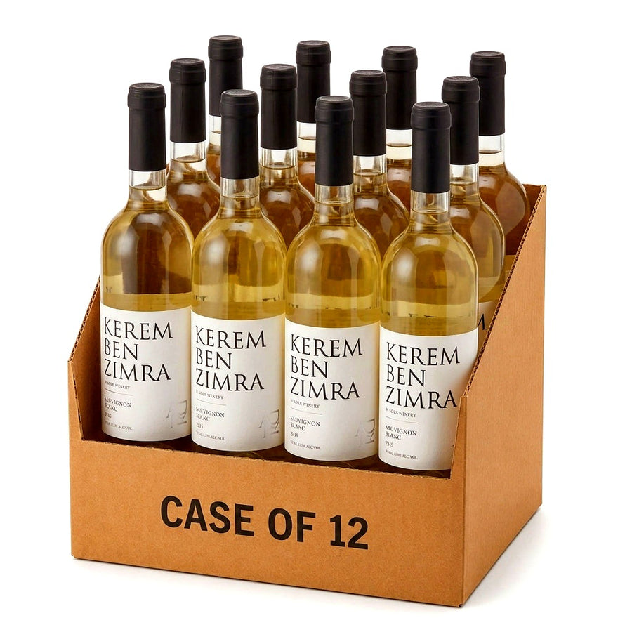 Adir Kerem Ben Zimra Sauvignon Blanc - Case of 12 (750ml)