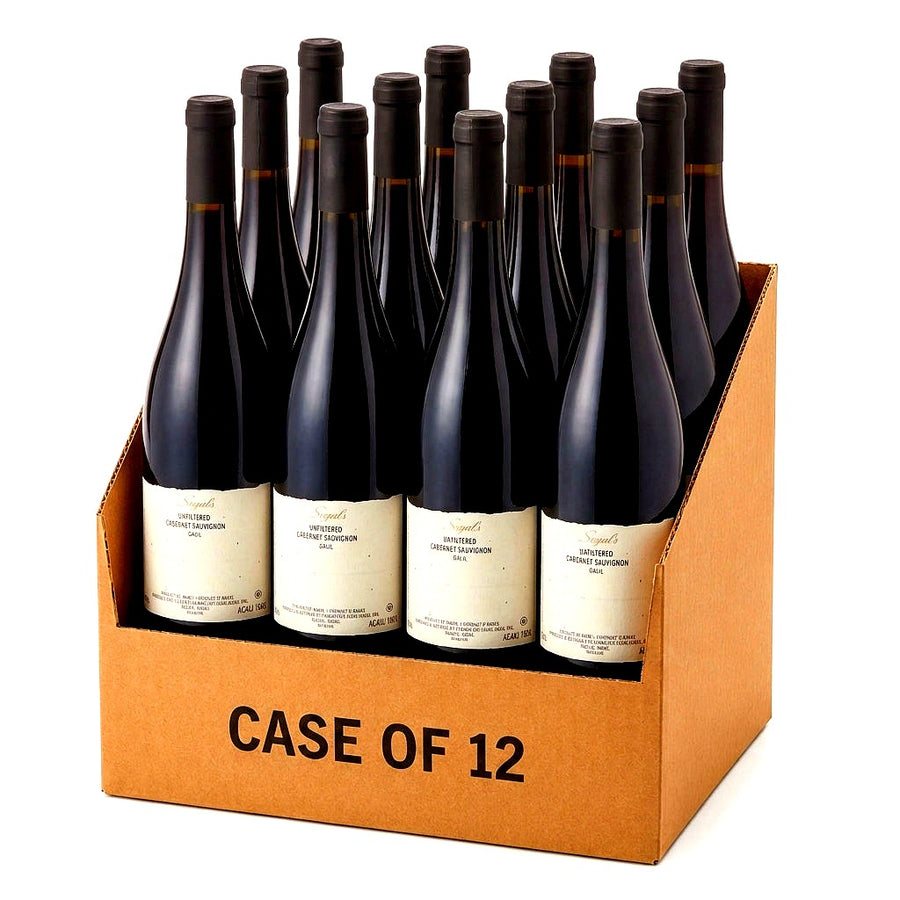 Segal Unfiltered Cabernet Sauvignon - Case of 12 (750ml)