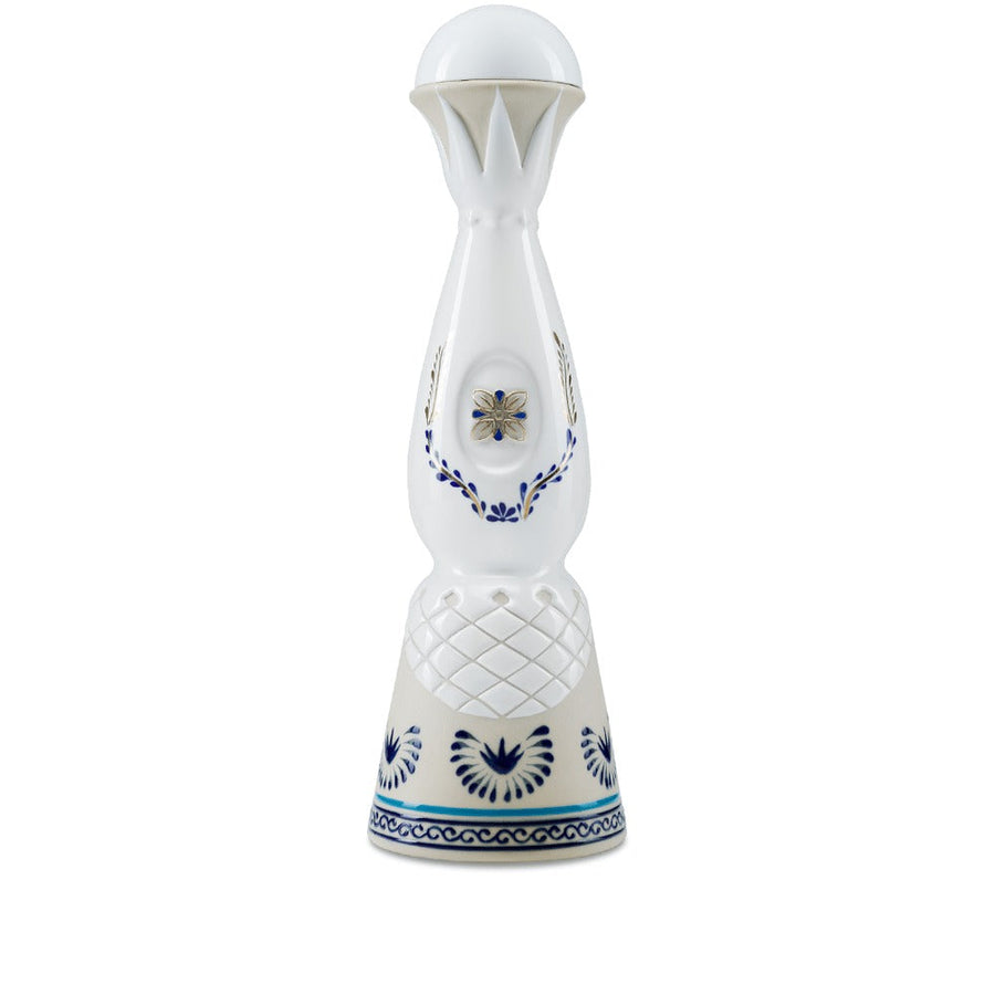 Clase Azul Añejo Tequila 750ml hand-painted ceramic decanter with gold detailing