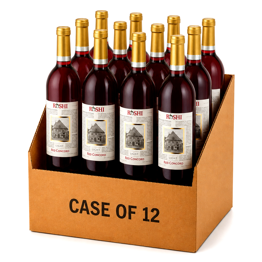 Rashi Light Red Concord - Case of 12 (750ml)