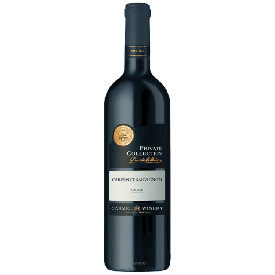 Carmel Private Collection Cabernet Sauvignon 375ml mini bottle - kosher mevushal Israeli red wine