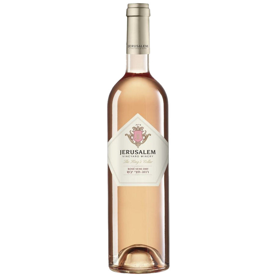 Jerusalem Wineries King's Cellar Rose Semi-Dry 750ml bottle