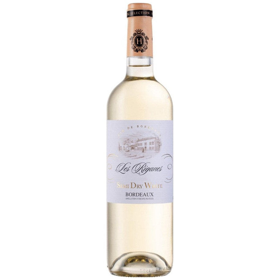 Les Riganes Semi Dry White Bordeaux (750ml)