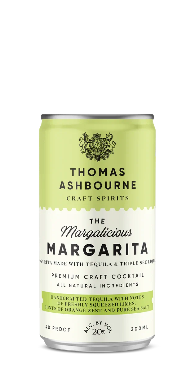 Thomas Ashbourne Margarita cans 4 pack 200ml x4