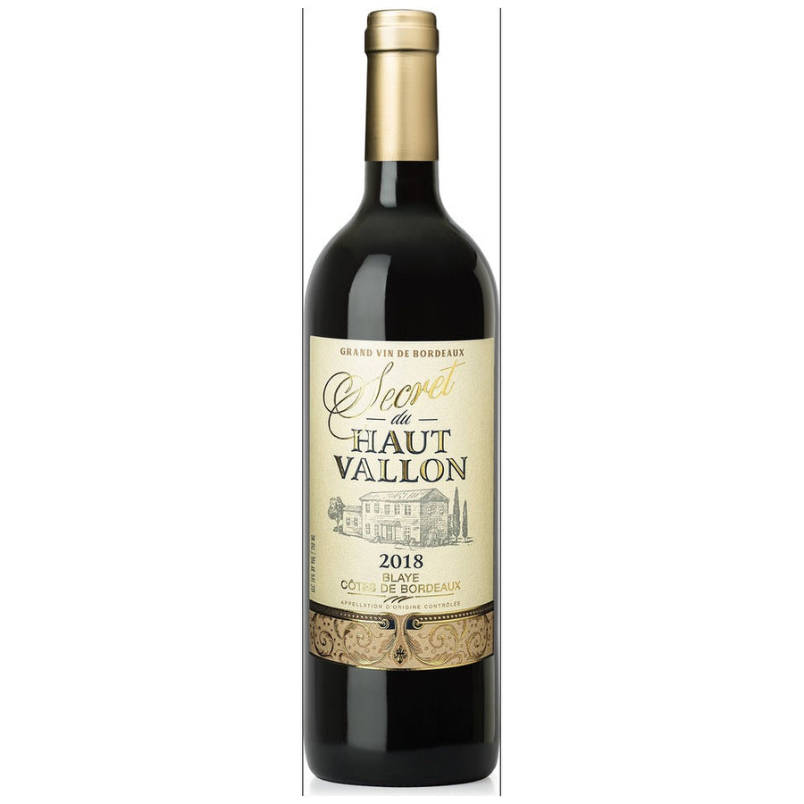 Secret du Haut Vallon Blaye Cotes de Bordeaux 750ml bottle