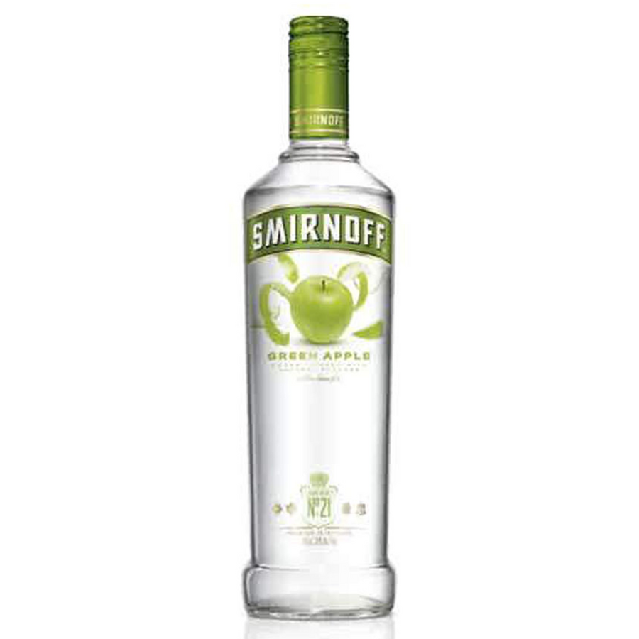 Smirnoff Green Apple Flavored Vodka (1L)