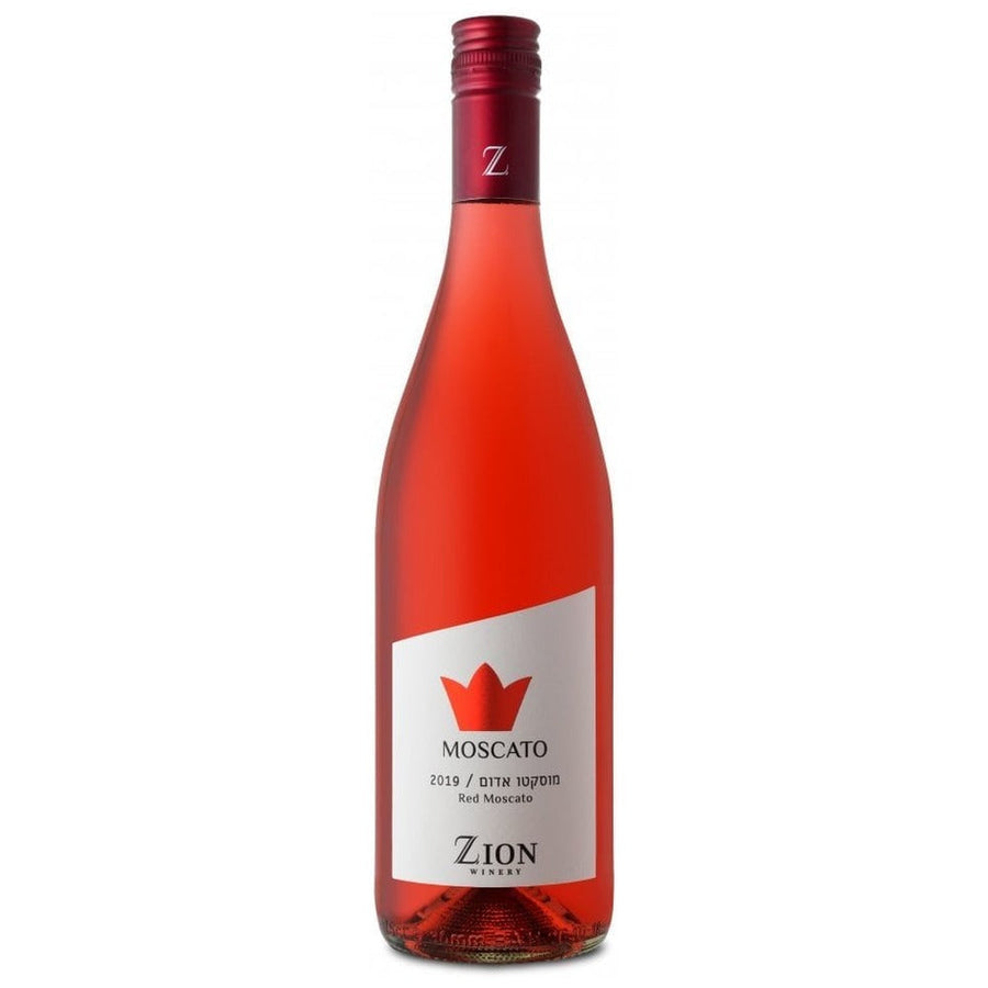 Zion Red Moscato Israel 750ml bottle