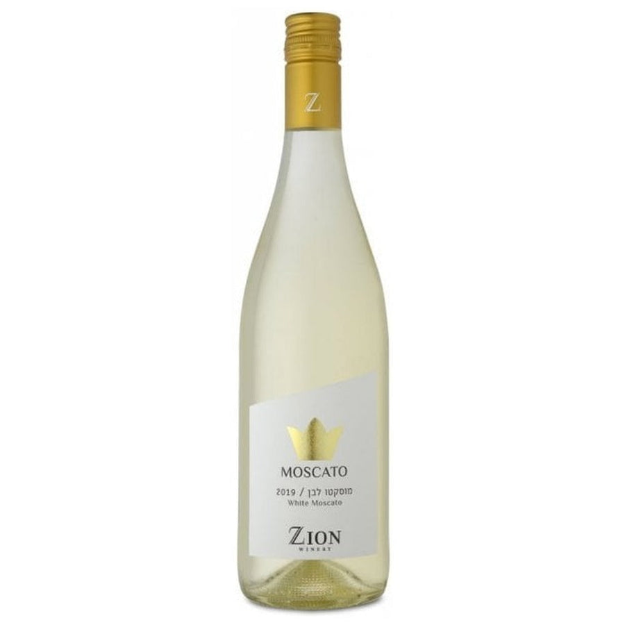 Zion White Moscato Israel 750ml bottle